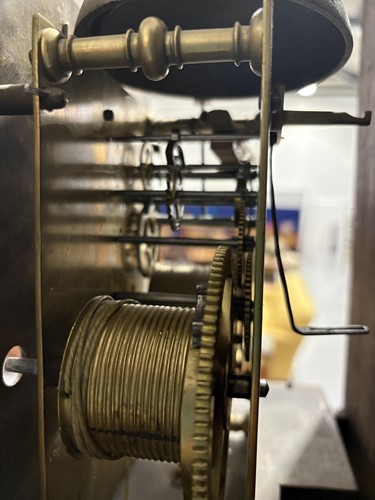 Lot 21 - A William & Mary walnut and marquetry 8-day...