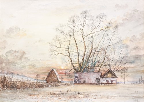 Lot 54 - Cecil. J Thornton (1911-2001), 'Winter...