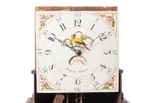 Lot 8 - A late George III oak 30-hour longcase clock,...