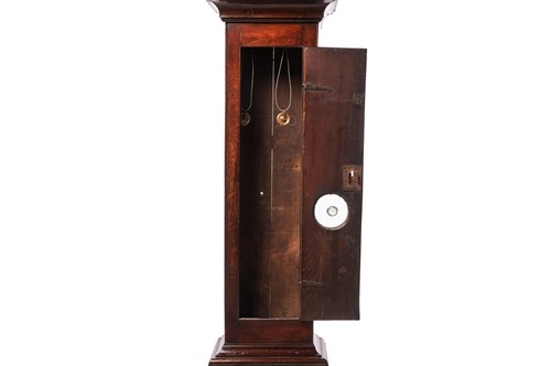 Lot 9 - A late 17th century (and later) oak eight day...