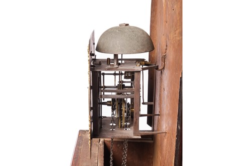 Lot 10 - A George III oak 30-hour longcase clock, John...