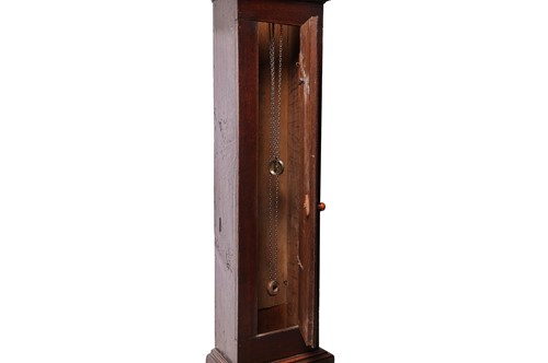 Lot 10 - A George III oak 30-hour longcase clock, John...