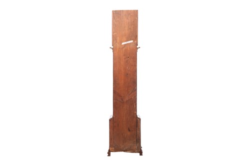 Lot 12 - A late 18th century oak 8-day longcase clock,...