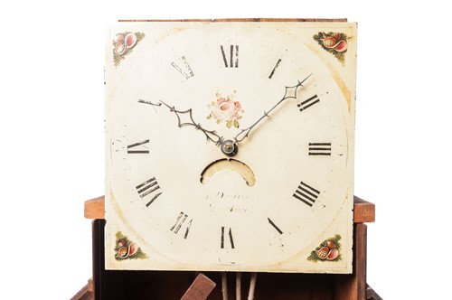 Lot 15 - A late George III oak 30-hour longcase clock,...