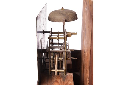 Lot 15 - A late George III oak 30-hour longcase clock,...