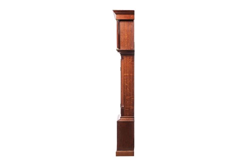 Lot 16 - A George III oak 30-hour longcase clock, John...