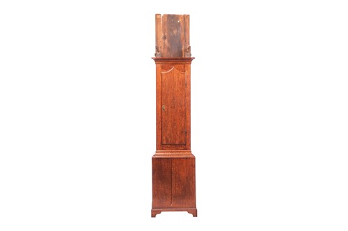 Lot 17 - A George III oak 30-hour longcase clock,...