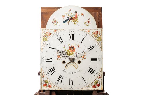 Lot 18 - A late George III oak 8-day longcase clock,...