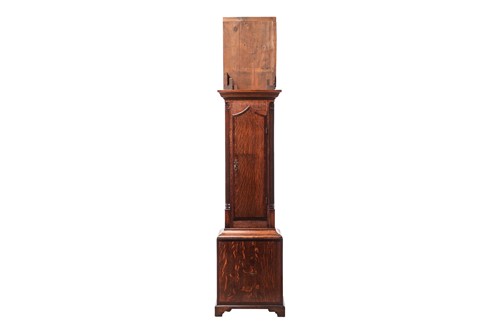 Lot 18 - A late George III oak 8-day longcase clock,...