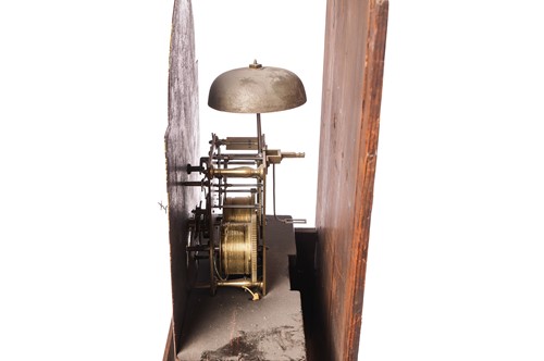 Lot 18 - A late George III oak 8-day longcase clock,...