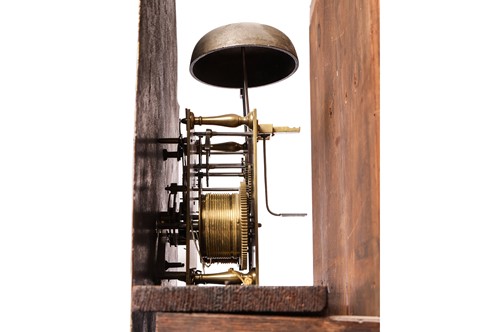 Lot 18 - A late George III oak 8-day longcase clock,...