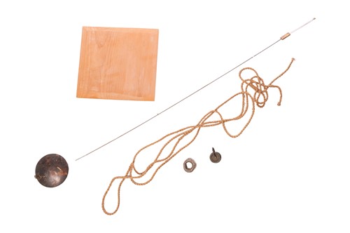 Lot 19 - A 17th century oak lantern clock longcase with...