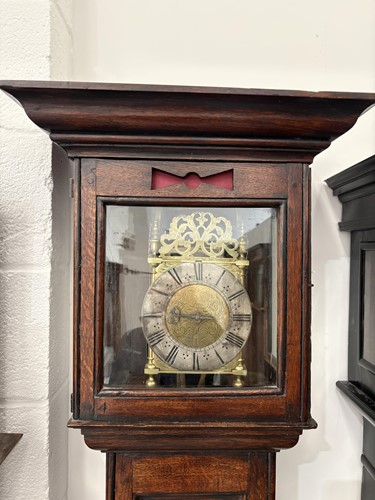 Lot 20 - A late 17th century brass 30-hour lantern...
