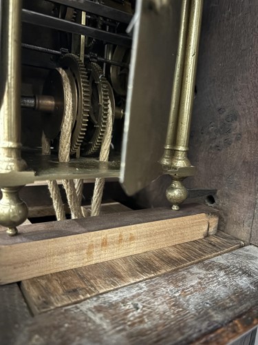 Lot 20 - A late 17th century brass 30-hour lantern...