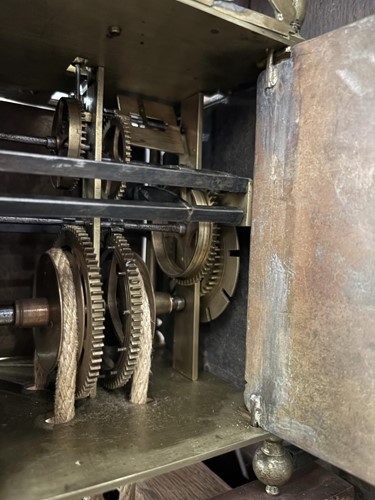 Lot 20 - A late 17th century brass 30-hour lantern...