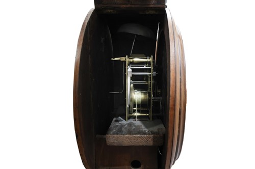 Lot 24 - A George III mahogany 8-day wall clock with...