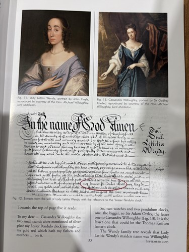 Lot A Commonwealth 30-hour alarm lantern clock, in...