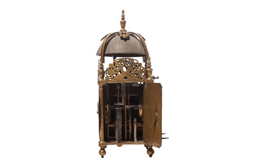 Lot A Commonwealth 30-hour alarm lantern clock, in...