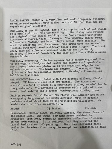 Lot 23 - A late William III olivewood marquetry month...