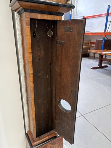 Lot 23 - A late William III olivewood marquetry month...