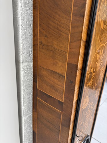 Lot 23 - A late William III olivewood marquetry month...