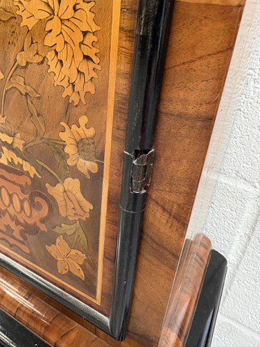 Lot 23 - A late William III olivewood marquetry month...