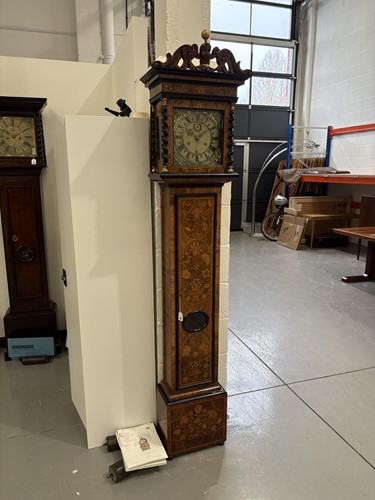 Lot 23 - A late William III olivewood marquetry month...