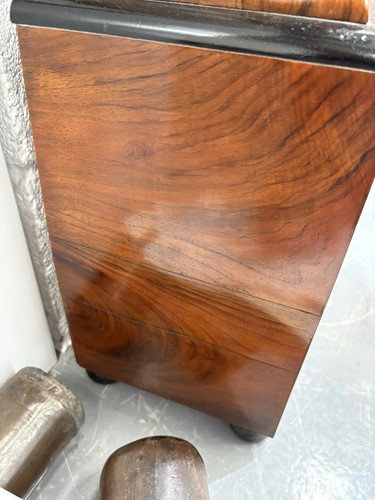 Lot 23 - A late William III olivewood marquetry month...