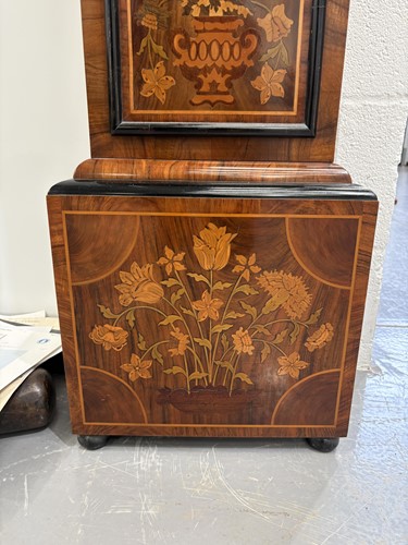 Lot 23 - A late William III olivewood marquetry month...