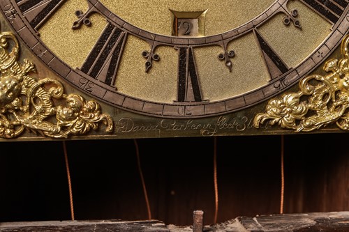 Lot A late William III olivewood marquetry month...