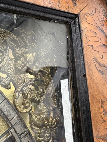 Lot 23 - A late William III olivewood marquetry month...