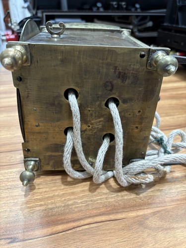 Lot 4 - A George I brass 30-hour lantern clock,...