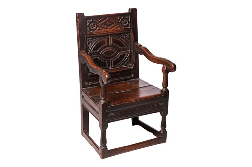 Lot A 17th-century, Charles II oak North Country...