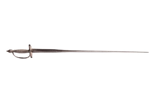 Lot An 18th-century silver-hilted court sword,...