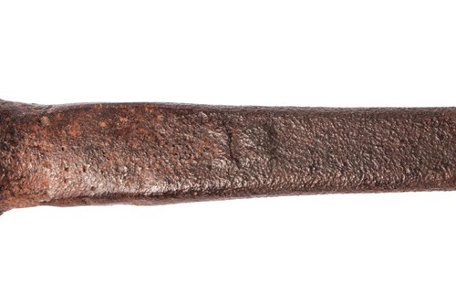 Lot 43 - Two 18th century Irish or Kentish cast iron...