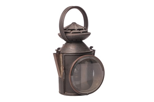 Lot 47 - An LNER aspect lantern, by Sherwood of...