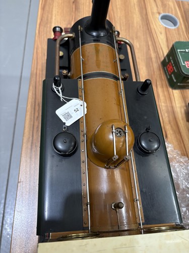 Lot 52 - A large scratch-built 5” gauge live steam...