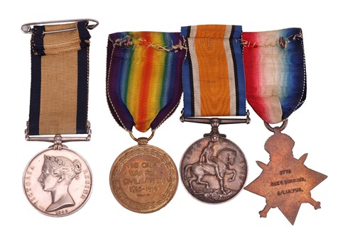 Lot A Naval General Service Medal 1793-1840, with...