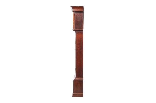 Lot 26 - A George III oak 30-hour longcase clock,...