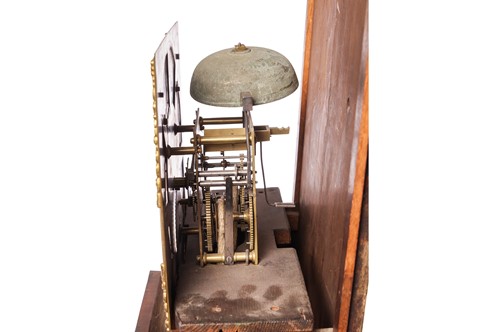 Lot 26 - A George III oak 30-hour longcase clock,...
