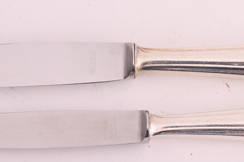 Lot 254 - A German Bremer Silberwarenfabrik canteen for...