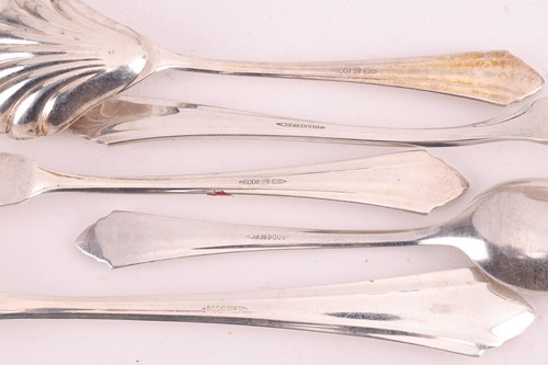 Lot 254 - A German Bremer Silberwarenfabrik canteen for...