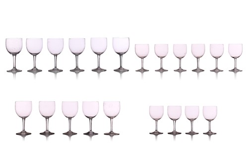 Lot 179 - A part suite of Baccarat 'Voltaire' crystal...