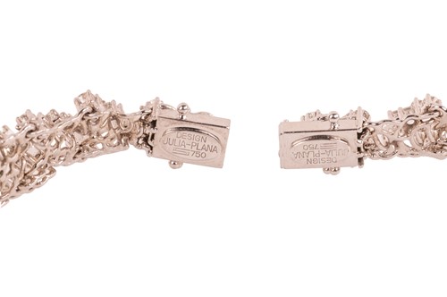 Lot Augustin Julia-Plana - a diamond and emerald...