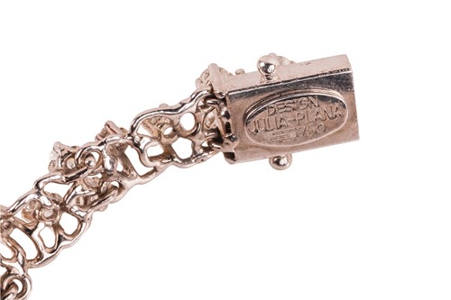 Lot Augustin Julia-Plana - a diamond and emerald...