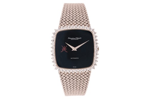 Lot IWC - a diamond and onyx gentlemen’s suite...