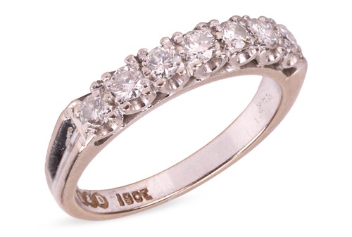 Lot Boodle & Dunthorne - a diamond half eternity...