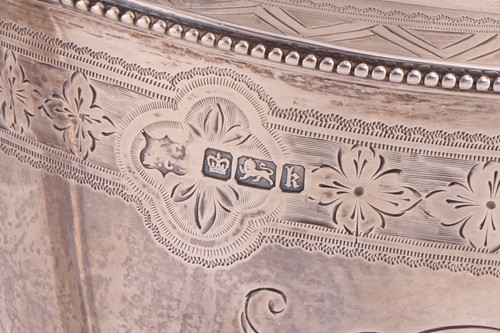 Lot 262 - An Edwardian silver teapot, by The Alexander...