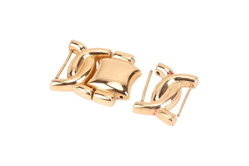 Lot A fancy link bracelet, comprising a series of...