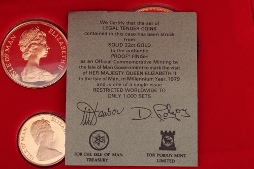 Lot 248 - 1979 Isle of Man proof gold sovereign...